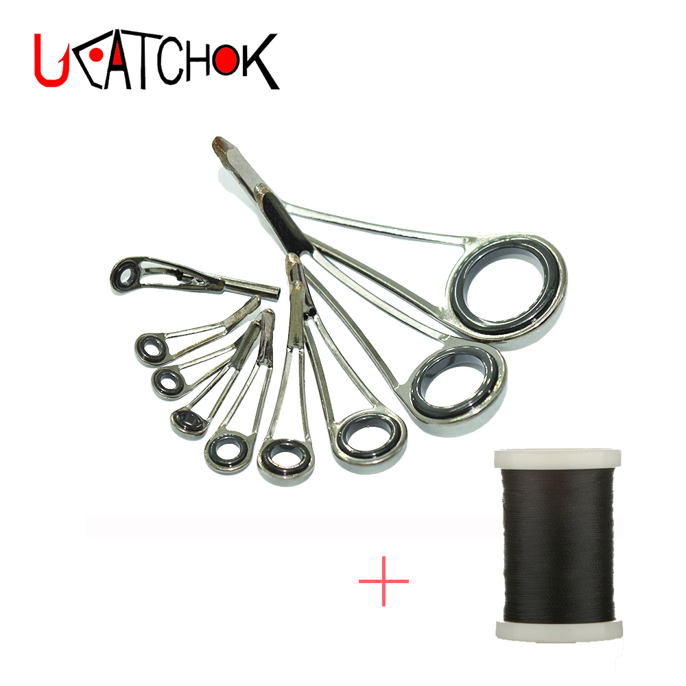 Fishing Rod Building Kit - 9개/키트 락 트라우트 낚싯대 가이드 초경량