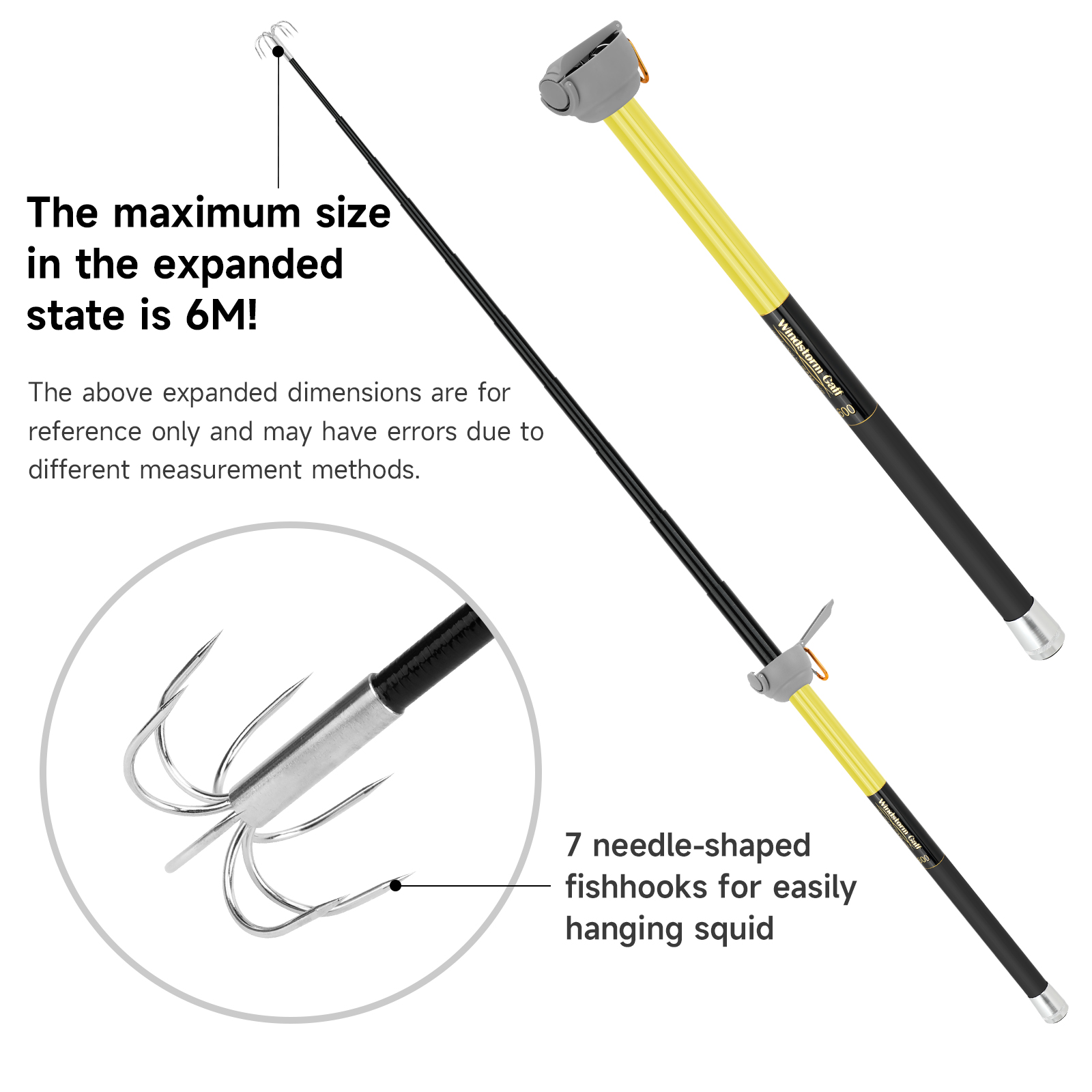 SANLIKE 6M 텔레스코픽 오징어 낚싯대 스테인레스 - Fishing Rod Carbon Fiber 리뷰 및 가격
