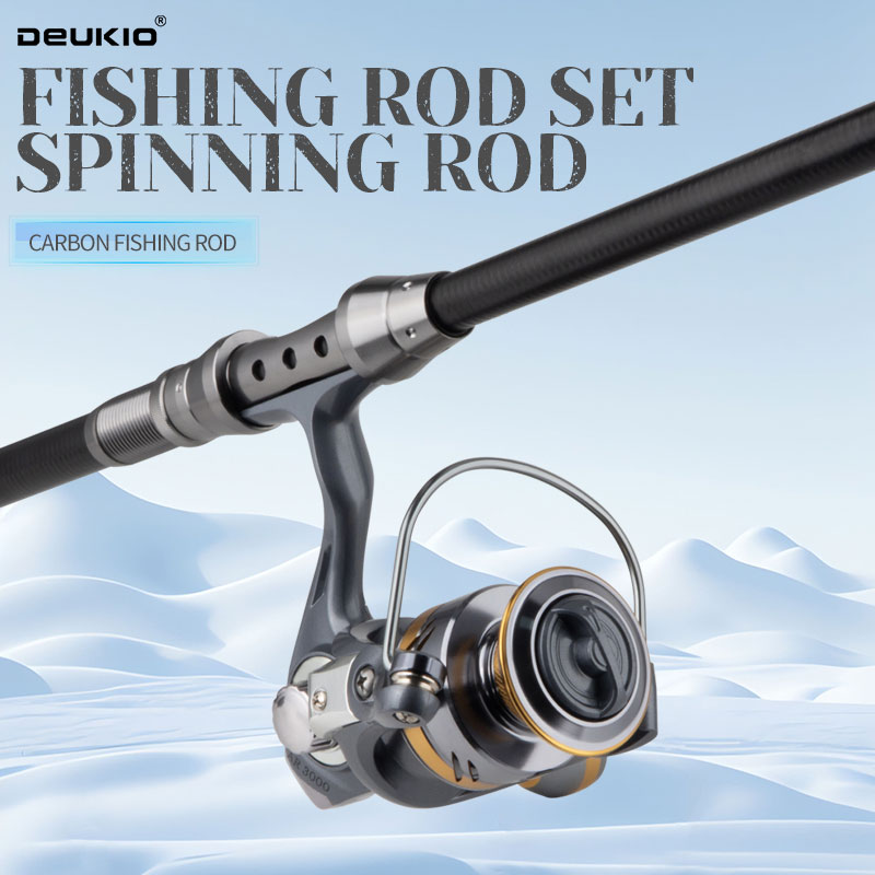 DEUKIO 낚싯대와 릴 콤보 텔레스코픽 낚싯대 스피닝 - Fishing Rod Spinning 리뷰 및 가격